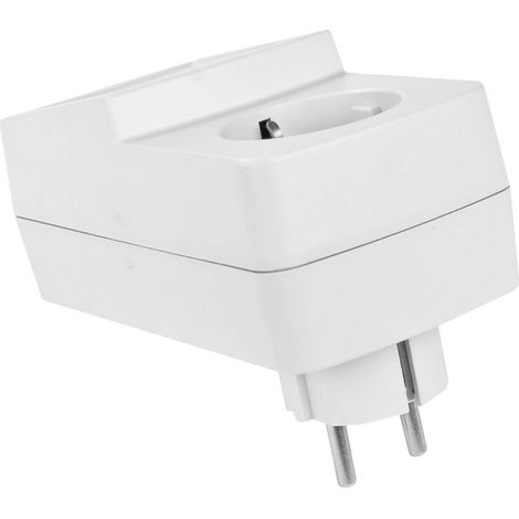 TRU COMPONENTS TC-7911084 Contenitore con spina 129 x 65 x 75 ABS Grigio 1 pz.