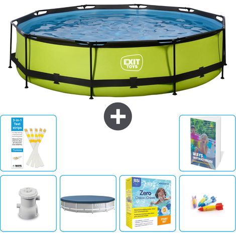 Exit Pool Rund - 360x76 cm - 7-teilig S231