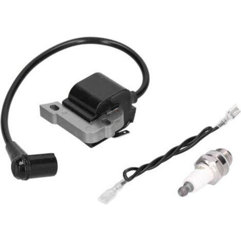 Module de Bobine d'Allumage pour Tronçonneuse Modèles 450 455 525 535 490 590 - Haute Tension et Bougie d'Allumage- (1/5)