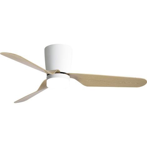 Ventilador 18w Dc Kochi Blanco 3 Aspas Haya 6 Vel 3000-4000-6000k Remoto+temporizador 132 D 2025 (1/3)