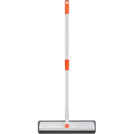 Brosse de nettoyage pour vitres, outil de nettoyage de vitres 2 en 1 avec colonne rétractable, équipement de lavage de vitres ou portes et fenêtres en verre (1/3)