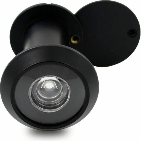 VURAHOME - Judas Visionneuse Porte 16mm à un Angle Large de 200° pour Épaisseur de Porte de 35 à 55mm avec Couvercle de Confidentialité - NoirPETITES ECREVISSES thsinde (1/5)