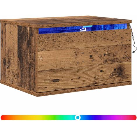Maison Exclusive - Mobiletto da comodino a parete Legno vecchio 50 x 36 x 30 cm