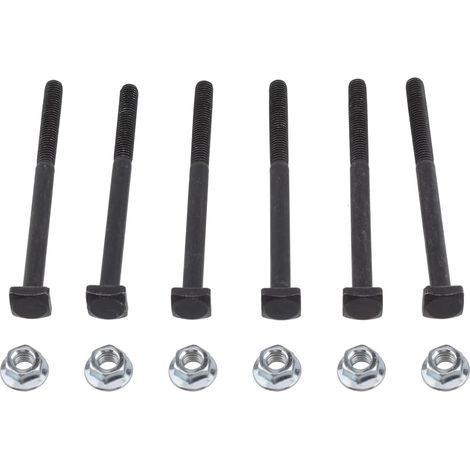 Cancanle 6 bulloni per silenziatore con dadi per motosega STIHL MS250 MS230 MS180 MS170 018 017 021 023 025, pezzo n. 1123 148 1201 (1/5)