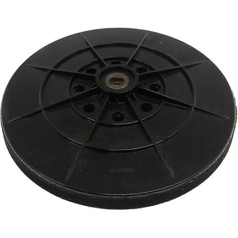 Patin de support auto-agrippant à 8 trous de 215 mm (9 pouces) avec filetage de 6 mm pour ponceuse à cloisons sèches ( ) (1/4)