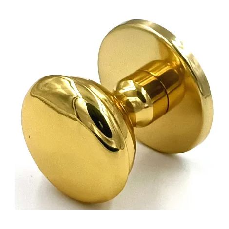 POMOLO GPB BLINDO D.65 ROS.70 FISSO ALLUMINIO OTTONATO (1/3)