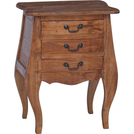 Coffre de rangement 48 x 35 x 64 cm Bois de Mahogany Massif (1/5)