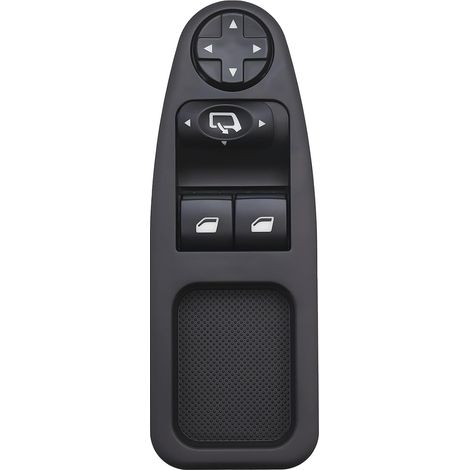 Levé Vitre Avant Gauche Drive CÔTÉ Vitre Électrique Interrupteur Principal 6554.ZJ, Interrupteur de Lève-Vitre Compatible pour Citroen Jumpy Dispatch Peugeot Expert Master Fiat Scudo