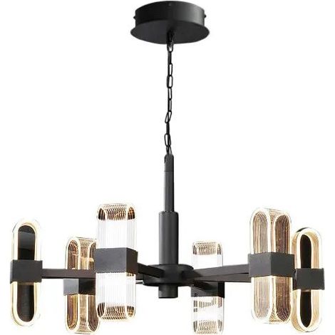 LAMPADA A SOSPENSIONE APP770-6C MODERNA LED 6-PUNTI LUCE 120 W 70X70X92CM REGOLABILE