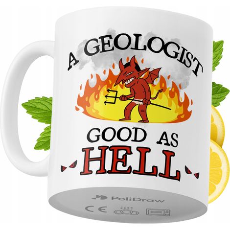 Lustige Kaffeetasse für Geologen mit witzigem Textdesign – ideal für Geburtstage, Namenstage, Feiertage und besondere Anlässe. Hochwertige Tasse für Zuhause, Büro und Arbeit. Farbe: Weiß, 330 ml.