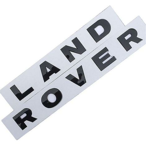 Land Rover Front- und Heckgrill in Hochglanzschwarz – Motorhauben-Emblem – Robuster ABS-Kunststoff – Ersatz für verlorene Embleme (1/5)