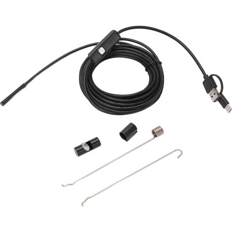 Endoscope USB 5.5mm IP67 Etanche Caméra d'Inspection 2m pour Plomberie Mécanique Auto (1/5)