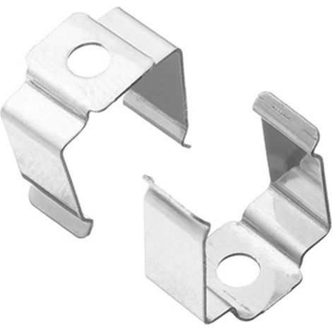1 Paar Montageclips Halter für Fugen-Profil 16 x 15mm (4297)