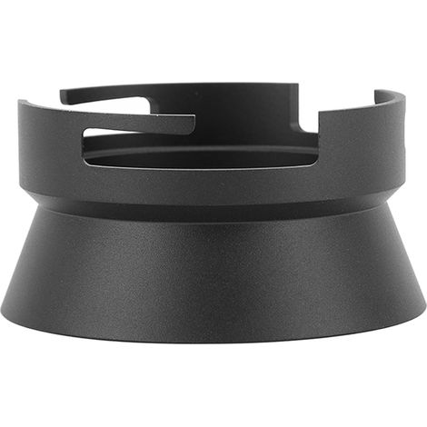 Entonnoir doseur à café noir en alliage d'aluminium pour machine à café de restaurant, compatible avec les poignées de 54 mm (1/5)