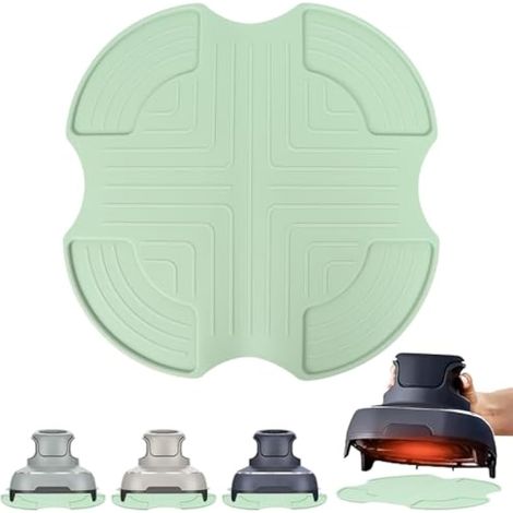 Hot Air Fryer Mat for Ninja Crispi Silicone Accessory Non-slip Heat Resistant Worktop Protector for Ninja CRISPi FN101GY/FN101SG
