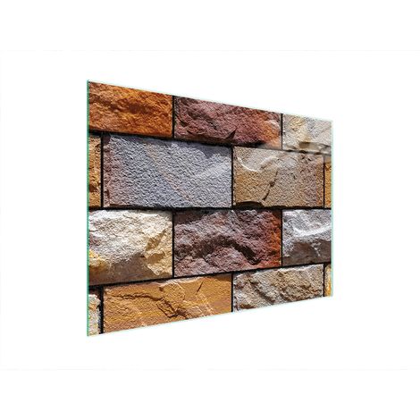 TAGLIERE IN VETRO 40x30 MATTONE (1/5)