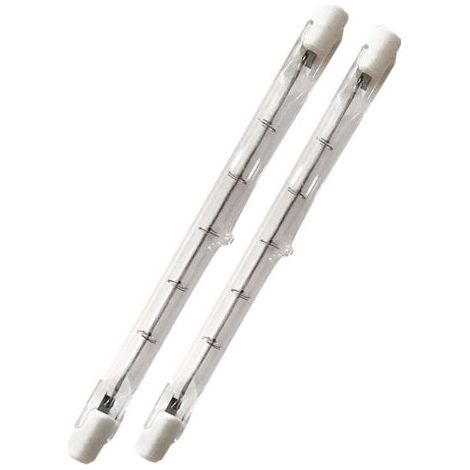 QORVA-Ampoule halogène R7s 500W 118mm dimmable – Lumière blanche chaude 2800K – 11000lm – AC 220-240V – Pour éclairage professionnel (5pcs) - 200-240V (1/4)