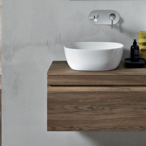 Cassetto bagno portalavabo 80 cm sospeso in PVC RIO Tek (1/3)