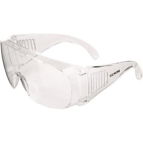 TECWERK Schutzbrille EN 166 Scheiben klar PC TW (1/2)