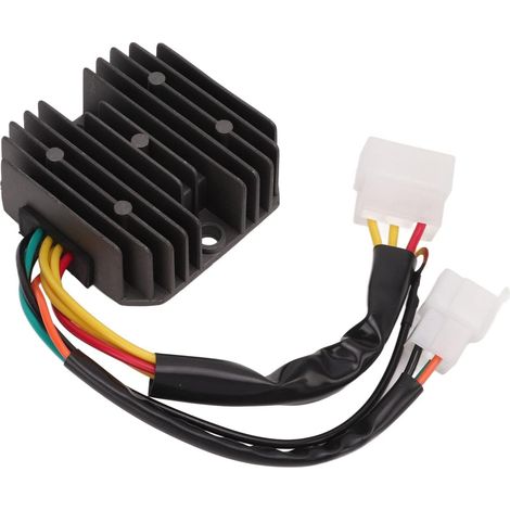 Régulateur de Tension Moto en Aluminium – Rectifieur Électrique Compatible GT380 GT550 TS400, Dissipation Thermique Optimisée, Installation Plug-and-Play (1/5)