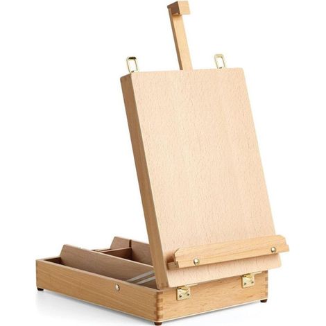 Boîte chevalet de table - Pour tableau - Voyage - Bois de hêtre - Liffey - Lefranc Bourgeois (1/3)