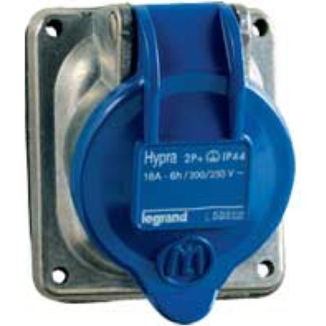 prise tableau 16 ampères 3p+n+t ip44 bleu - legrand hypra 052034