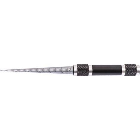 TECWERK Lochlehre 1-6mm kon.Abl.0,1mm TECWERK (1/2)