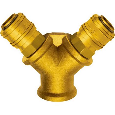 Distributore Pneumatico Con Accoppiatore Espresso Uscite: 2, Attacco G Filetto Maschio 1/2 Pollice
