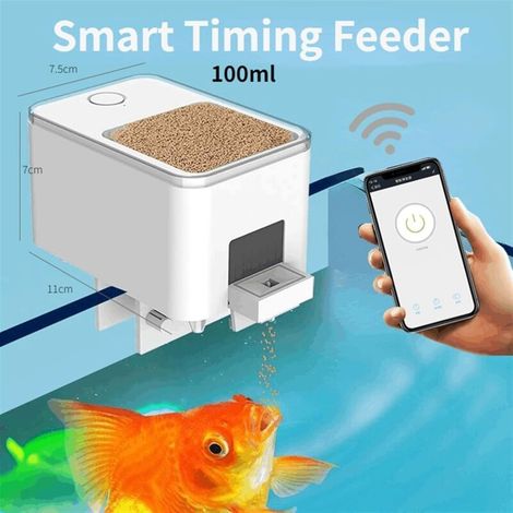 Automatischer Fischfutterautomat, automatischer Fischfutterautomat mit WLAN