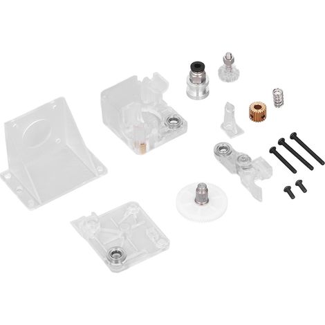 Extruder-Kit 1,75 mm transparentes Acryl-Zubehör-Ersatzset für V6 3D-Drucker (1/5)