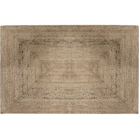 Atmosphera – Tapis jute naturel rectangulaire 120x170 cm – 100% jute végétal – Épaisseur 1 cm – Couleur lin pour intérieur moderne (1/10)
