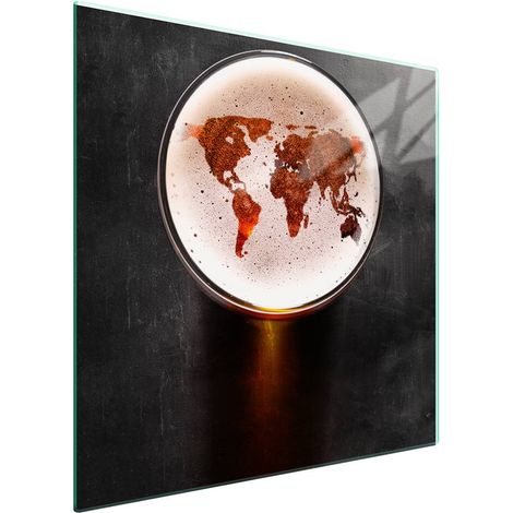 Protezione in vetro per piano cottura 50x52 Caffè (1/5)