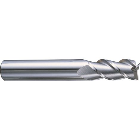 Fraise universelle à 3 dents en carbure spirale à 45° pour aluminium queue 10 mm longueur de coupe 22 mm dia. 10 mm Vertex VE133-10.0 (1/2)