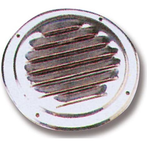 Griglia areazione tonda in acciaio tonda inox tonda mm 130