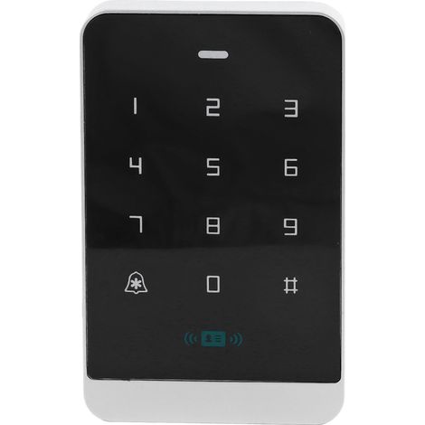 Clavier de contrôle d'accès étanche NFC avec temporisation, ouverture normale, entrée sans clé et clavier à mot de passe