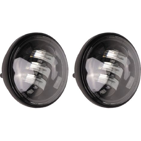 2 Stück LED-Nebelscheinwerfer, weißes Licht, 4,5 Zoll, IP67 wasserdicht, 10 bis 32 V, 30 W, Fahrnebelscheinwerfer für Motorräder (1/5)