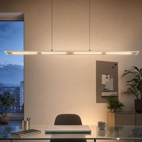 LED Pendelleuchte Memoryfunktion Höhenverstellbar CCT Touch Dimmbar H 150 cm (1/5)