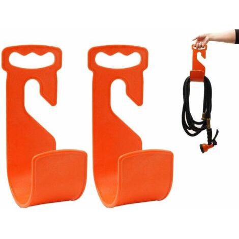 Ahlsen Support de Tuyau d'arrosage, Support de Tuyau d’Arrosage Cintre Portable, Support de Tuyau Flexible Mural, Tuyau D'arrosage Robuste Crochet pour Expanding Tubing Garden Organizer 23.5X11X9CM (1/5)