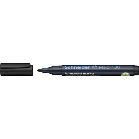 Schneider Permanentmarker Maxx 130 113001 1-3mm Rundspitze schwarz (1/2)