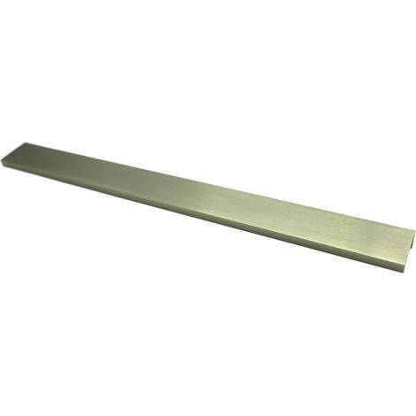 Tirador de acero inoxidable UA06. Tirador de borde de acero inoxidable UA06, estilo loft, ligero y duradero, 80 cm 780/800 (1/5)