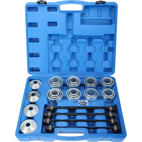 Set of 28 silent bearing tips - With storage case - Wheel bearing puller - For car, truck (1/5)