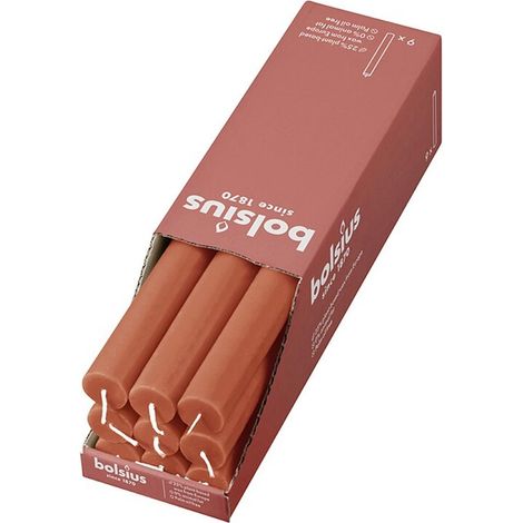 BOLSIUS Leuchterkerzen Rustik 9er Karton - 9 Stück