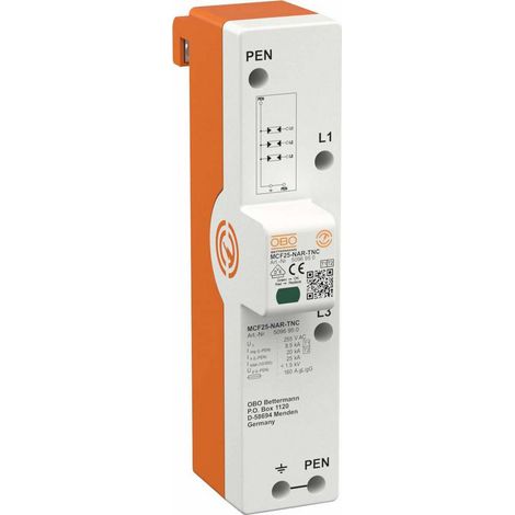 BETTERMANN MCF25-NAR-TNC ÉCHELLE DE SURTENSION 3 BROCHES 5096950 (1/2)