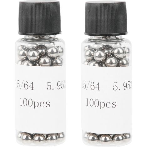 Billes en acier inoxydable G1000 pour peinture - Haute précision - Diamètre 5.953mm - Accessoires industriels (1/5)