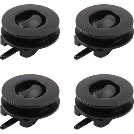 4 Pcs Clip Universel pour Tapis, Pinces De Fixation pour Tapis De Sol De Voiture, Clip De Fixation Oeillet Tapis, Clip De Fixation De Boucle Antidérapante Adapté Au Pied De Tapis (1/5)