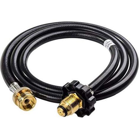 Tuyau Adaptateur Propane - 1,82 M - Raccord 1 lb vers 20 lb - Pour Cuisinière Extérieure et Camping - 1 Pièce (1/5)