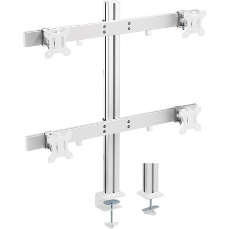 Supporto da tavolo InLine® per quattro monitor da 32 pollici