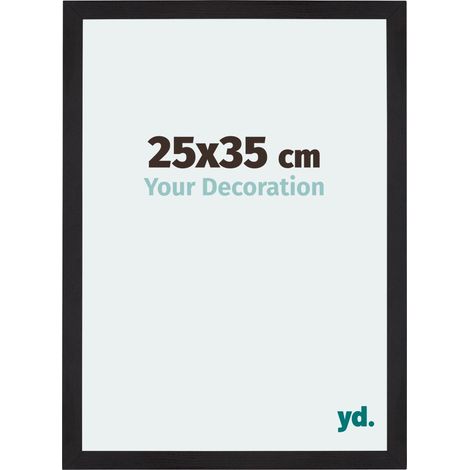 Cadre Puzzle 25x35 cm - Noir Grain de Bois - MDF - Mura. (1/5)