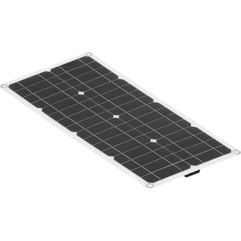 40W Polykristallines Silizium-Solarpanel, flexibles Solarpanel-Ladegerät mit zwei USB-Ausgängen für Laptop- und Autobatterien (1/5)