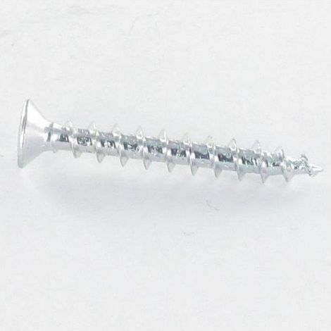 Vis PVC Tête fraisée bombée TFB Phillips 4.3X35 Acier zingué RAL8003-1 pièce (1/3)